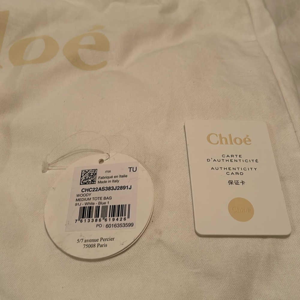 Chloe Beige and Black Tote Bag - Picture 9 of 13